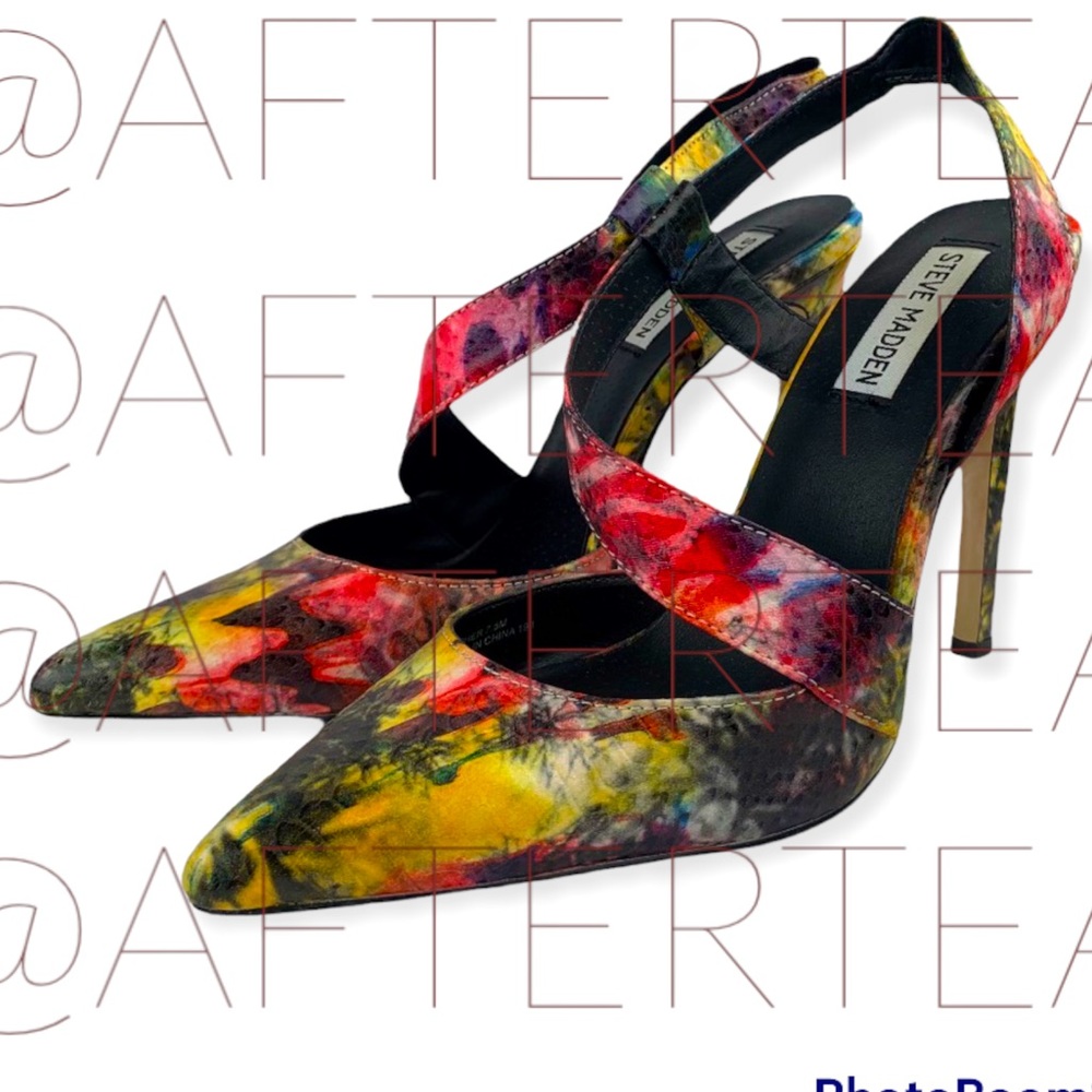 Steve Madden Colorful ,Closed Pointed Toe, Slingb… - image 4